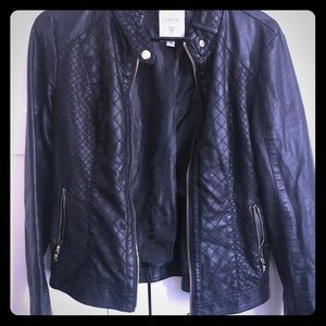 Guess faux-leather short jacket size S